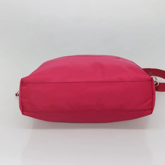 PRADA Tote Bag Nylon 2way Pink Silver Auth 138350 - Picture 9 of 16
